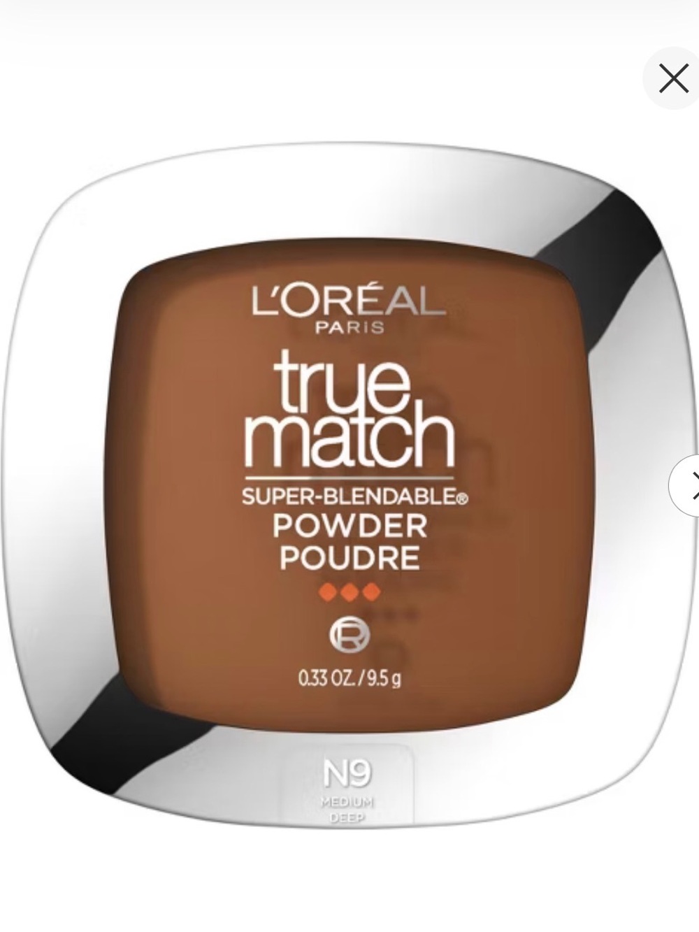 L'Oreal True Match Powder - Medium Deep Brown